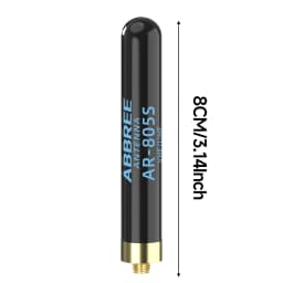 ABBREE AR-805PLUS Mini Antenna Walkie Talkie SMA-Female UHF VHF High Gain upgrade AR-805S For Baofeng UV-5Rmini UV-5RH Ham Radio