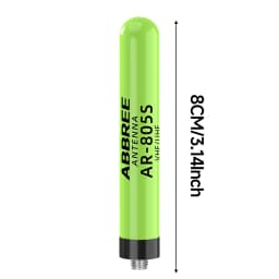ABBREE AR-805PLUS Mini Antenna Walkie Talkie SMA-Female UHF VHF High Gain upgrade AR-805S For Baofeng UV-5Rmini UV-5RH Ham Radio
