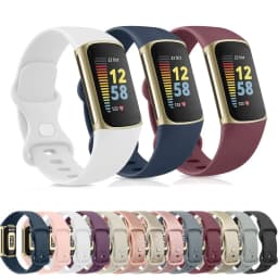 Watch Band for Fitbit Charge 5 6 Strap Wristband Replacement TPU Sport Bracelet for Fitbit Charge 5 Smartwatch Band Accessories