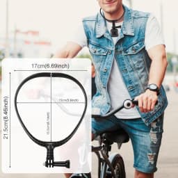 Neck Mount Necklace Holder Camera POV Mount for GoPro Hero 13 12 11 10 9 8 7 AKASO SJCAM DJI Osmo Action Insta360 Action Cameras