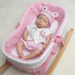 33cm Open Mouth Full Body Silicone Loulou Girl and Boy Newborn bebé de silicona cuerpo entero Handmade Lifelike Gifts for Kids