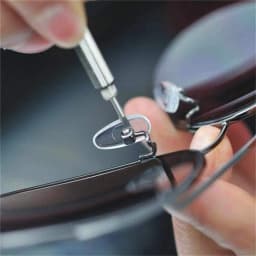 10pairs Silicone Nose Pads for Glasses with Screwdriver Soft Air Chamber Eyeglasses Anti-slip Nose Pad Screw Replace Repair Tool