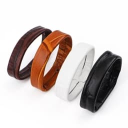 2pcs Leather Watch Band Keeper Strap Locker Ring Black Brown Holder Loop Bracelet Retainer 14mm/16mm/18mm/20mm/22mm/24mm