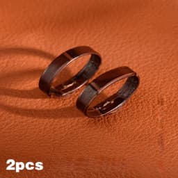 2pcs Leather Watch Band Keeper Strap Locker Ring Black Brown Holder Loop Bracelet Retainer 14mm/16mm/18mm/20mm/22mm/24mm
