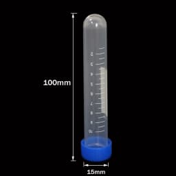 10 Pieces 50ML/15ML/10ML Laboratory Sample Screw Round Bottom Plastic Test Tube Ep Tube with Scale Screw Cap Centrifuge Tube