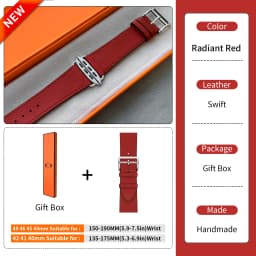 2026Kebitt For Apple Watch Series12 11 10 Ultra4 3 SE3 Strap High Quality Genuine Leather Band Iwatch 46 42 41 45 49mm Bracelet