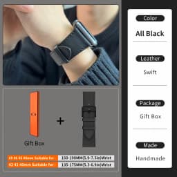 2026Kebitt For Apple Watch Series12 11 10 Ultra4 3 SE3 Strap High Quality Genuine Leather Band Iwatch 46 42 41 45 49mm Bracelet