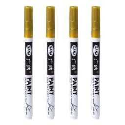Fine tip permanent Paint Marker Pen DIY Paint Metallic Pen Permanent Gold SILVER Marker Touch Up,School Model Painting