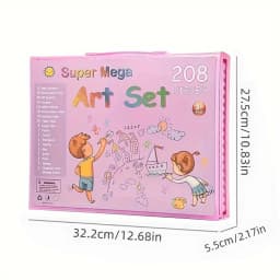208 Pieces Set Watercolor Pen Set For Paintings Including Some Random Colored Tools Art Supplies For Sketching Artistic Gift