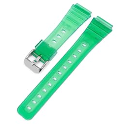Watch Strap for Casio F-91W F-84 F-105/108 A-158/168 AE-1200/1300 Transparent Colorful Silicone Bracelet Band Accessories 18mm