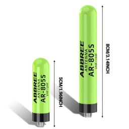 ABBREE AR-805PLUS Dual Band Mini Antenna SMA-Female VHF UHF High Gain For Baofeng UV-5R BF-888S UV-21 PRO 5RH QUANSHENG UV-K5