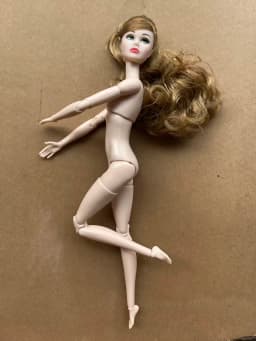 Poppy Parker Makeup Head With Beige Super White Coffee Yoga Slim Doll Body 1/6 Doll Figures Collective Toys