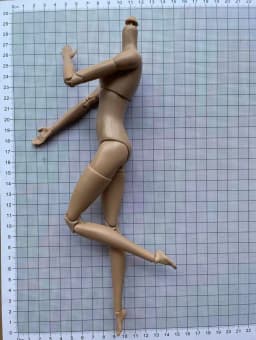 Poppy Parker Makeup Head With Beige Super White Coffee Yoga Slim Doll Body 1/6 Doll Figures Collective Toys