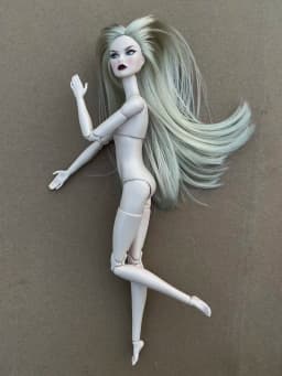 Poppy Parker Makeup Head With Beige Super White Coffee Yoga Slim Doll Body 1/6 Doll Figures Collective Toys