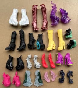 1/6 Scale Monster Doll Shoes And Boots DIY Sandals Dressing Accessories Personality Toy Parts for Female Dolls Decorations