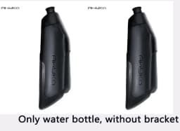 AhyKa Aerodynamic Water Bottle Set Big Capacity Food Grade Bottle With Ultralight Bottle Cage BikeFrame Down Tube WaterKettle 