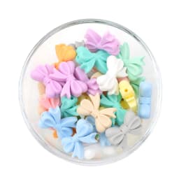 LOFCA 5pc Silicone Animal Beads Panda Food Grade DIY Toy Koala Baby Teething Beads BPA Free Pacifier Chain Accessories
