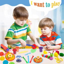 Plasticine Model Playdough Tools Set for Kids 3D Syringe Roller Impression Moulds Play Dough Tools Kit Clay Craft Toys Gift