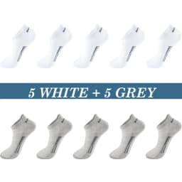 High Quality 10Pairs Men Socks Cotton Summer Sports Breathable Ankle Socks Mesh Casual Athletic Thin Cut Short Plus Size 39-48