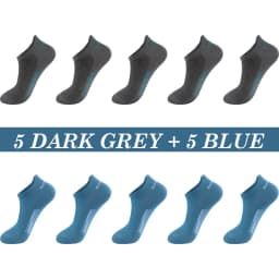 High Quality 10Pairs Men Socks Cotton Summer Sports Breathable Ankle Socks Mesh Casual Athletic Thin Cut Short Plus Size 39-48