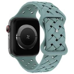 Silicone Strap for Apple Watch Band Ultra 2 49mm 46MM 44mm 42mm 40 41mm Sport Breathable Bracelet For IWatch Series 9 8 7 6 SE 5