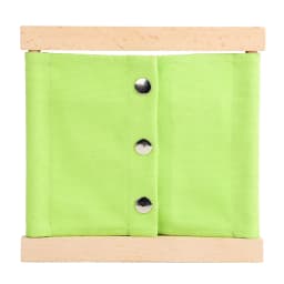 Kids Toy Montessori Baby Dressing Frame Practical Life Teaching Learning Educational Preschool Training Solid Wood with Cloth