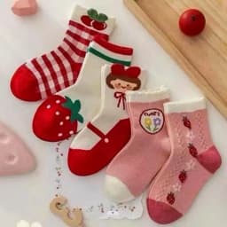 5pairs/Lot Autumn Winter Girls Cotton Socks Child Student Socks Smile Boys New Fashion Multi-Color Warmer Baby Kids Sport Socks