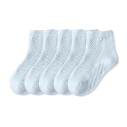 Children Cotton Socks Summer Thin Breathable Knit Mesh Soft Solid White Fashion Boy Girl Baby Student Kids Black Socks For 1-12Y