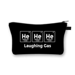 Periodic Table of Elements Print Cosmetic Case Women Makeup Bags Coffe Letters Zipper Pouch Lipstick Organizer for Cosmetics Bag