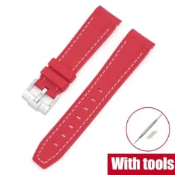 Watch Band for Omega X Swatch Joint MoonSwatch Curved End Diving Silicone Rubber Wrist Bracelet for Water Ghost Strap 20mm