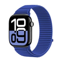 Breathable Nylon Loop Band for Apple Watch 46mm 45mm 44mm 42mm 41mm 40mm Comfort Strap for iWatch Series 11 10 9 8 7 6 Ultra