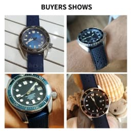 Premium Grade Tropic Silicone Watch Strap 20mm 22mm For Seiko For Oris For Omega Quick Release Diving Waterproof Rubber Bracelet