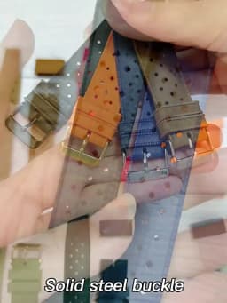 Premium Grade Tropic Silicone Watch Strap 20mm 22mm For Seiko For Oris For Omega Quick Release Diving Waterproof Rubber Bracelet