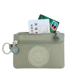 Canvas Money Coin Purse 2024 New with Key Ring Waterproof Credit Card Holoder Wear-resistant Wallet Money Bag Male Female