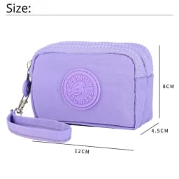 Universal Card Holder Coin Bags Three Layers Large Capacity Purse Zipper Waterproof Wallet Bank ID Credit Card Keys Earphone