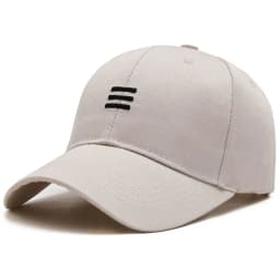 Hat trendy simple three horizontal bars Summer Baseball Men Women's fashion leisure sunshade Cap