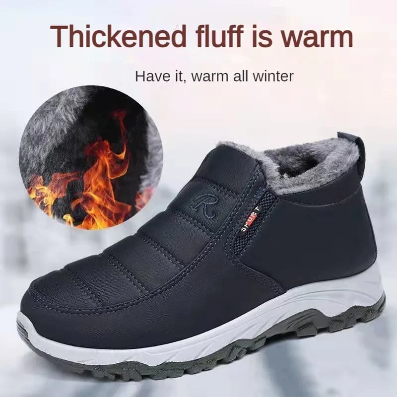 Men's Shoes Autumn Winter Casual Cotton Warm Wear Resistant Chunky Sole Affordable Free Shipping