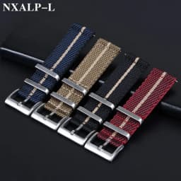 Men's Military Nylon Watch Strap for Seiko for Omega Bracelet Quick Release Universal Sport Canvas Smart Watch Band 20mm 22mm