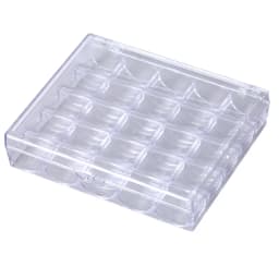 25 Spools Empty Bobbins Storage Box Sewing Accessories Tools Plastic Sewing Machine Bobbin Case Knitting Needle Organizer NEW