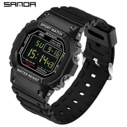 SANDA Digital Watch Men Waterproof 30M Watch LED Men's Sport G Style Watch Mens Top Brand Military Watches Relogio Masculino
