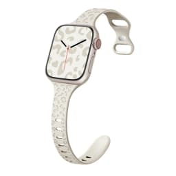 Slim Leopard Engraved Strap for Apple Watch Ultra 2 Band 49mm 44MM 42mm 40mm 41MM 45mm 38mm Bracelet for Iwatch 9 8 7 Se 6 5 4 3