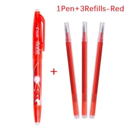Pilot 0.5mm Erasable Gel Pen with Refills Set High-capacity Replaceable Rod Washable Handle for School Office Writing Stationery