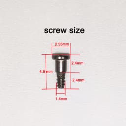 4pcs Watch Case Screws for DW 5600 GW-M5610 DW-5600 DW-5030 GA-2100 Series Bezel Repair Stainless Steel Screw Tool Accessories