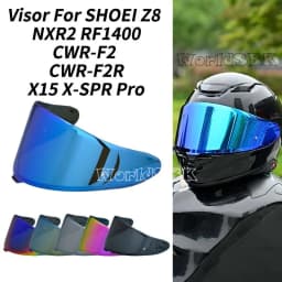 Helmet Visor for SHOEI Z8 NXR2 RF1400 RF-1400 CWR-F2 CWR-F2R X15 X-Fifteen X-SPR Pro Shield Sunscreen Windshield Helmet Parts