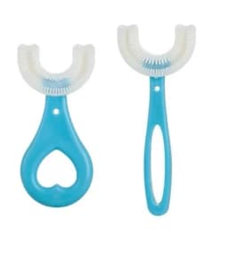 Baby Toothbrush Children 360 Degree U-shaped Child Toothbrush Teethers Baby Brush Silicone Kids Teeth Oral Care Cleaning