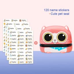 Children's Name Seal Custom Student's Name Stamp Kindergarten Clothes Waterproof Name Sticker Will Not be Washed Off Christmas