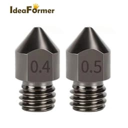 1/3Pcs MK8 Nozzle Hardened Steel M6 Corrosion-Resistant Extruder 0.4/0.6/0.8mm 3D Printer Nozzle For CR10 Ender 3 Sapphire Pro