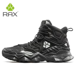 Rax Men Waterproof Hiking Shoes Breathable Hiking Boots Outdoor Trekking Boots Sports Sneakers Tactical Shoes