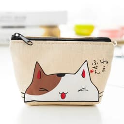 New Women Kids Canvas Coin Purse Floral Zipper Pouch Small Wallet Children Female Key Card Holder Mini Money Bag Gift