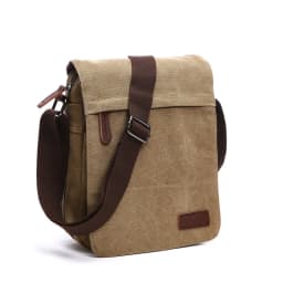 Fashion Solid Vintage Canvas Messenger Satchel Bags Buckle Casual Portable Shoulder Bag Korean Trend Simple Pack For Men 2020